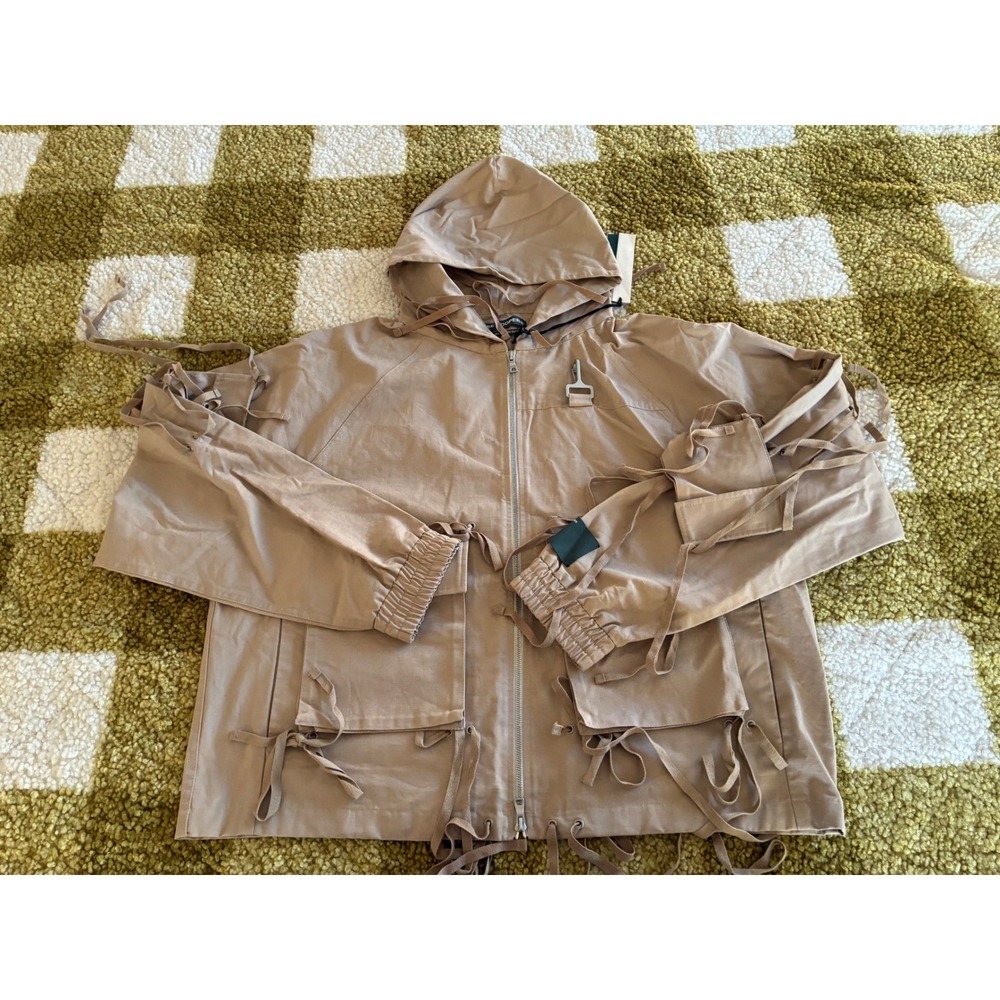 Reese Cooper Tan AW24 Utility Hooded Jacket XL New With Tags Made in‎ USA